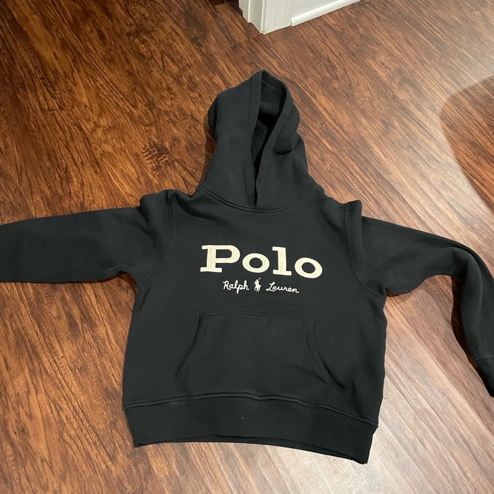 Black womens polo hoodie